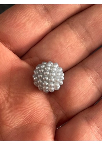 Delikli Inci Boncuk Mavi Renk1 Paket 50 Adet 1cm fiyatları