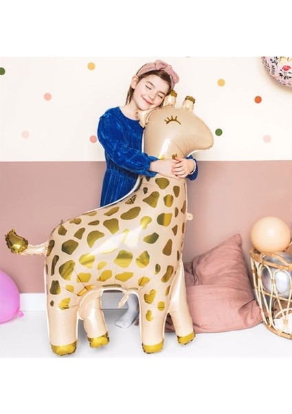 Zürafa Balon Folyo Set Konsept Doğum Günü Set Yaş Balon Set indirimleri