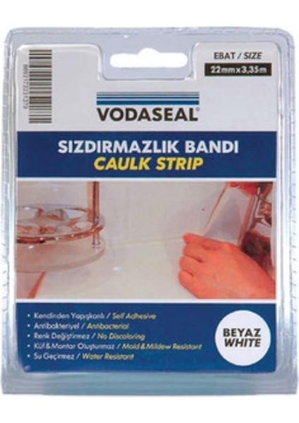 Vodaseal Küvet Kenar Sızdırmazlık Bandı 22 mm 3,35 Metre(Clz) fiyatları