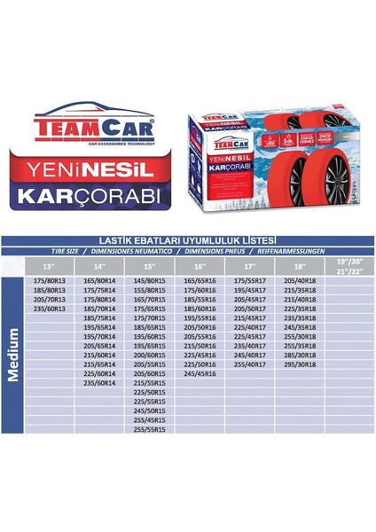 Team Car Kar Çorabı Actıve Medium