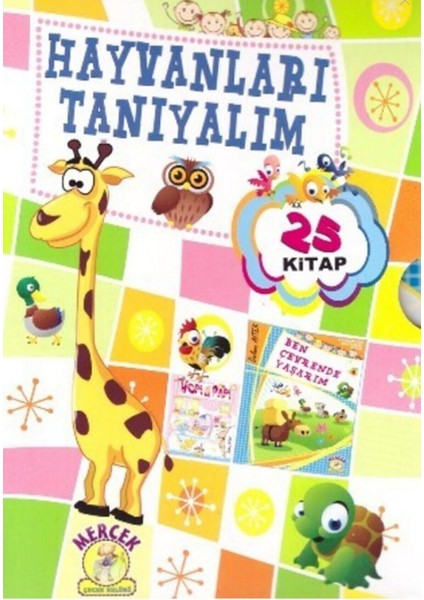 Hayvanları Tanıyalım Hikaye Seti (25 Kitap )