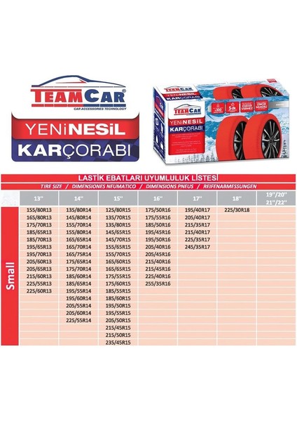 Team Car Kar Çorabı Actıve Small