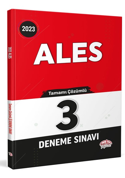 Ales Tamamı Çözümlü 3 Deneme Sınavı