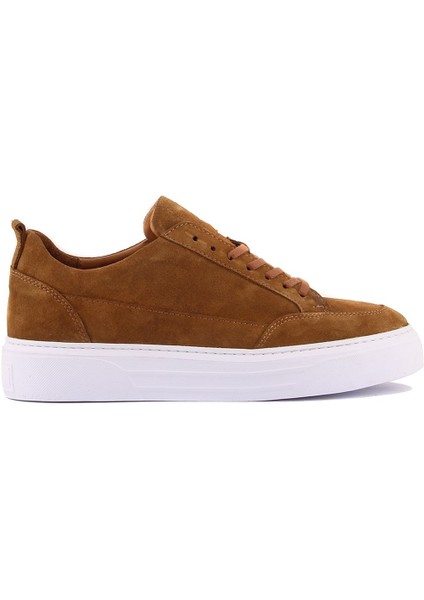 - Taba Süet Bağcıklı Sneakers Erkek Ayakkabı
