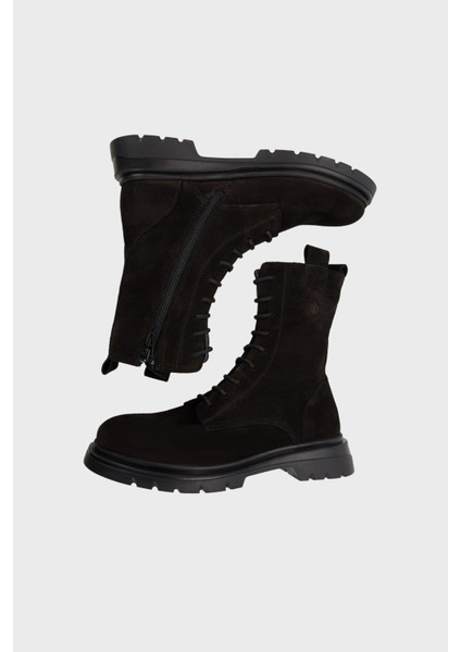 Nubuk Deri Fermuarlı Postal Paulına Bot Bayan Bot 102 22730 indirimleri