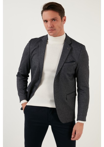 Regular Fit 6 Drop Tek Yırtmaçlı Blazer Ceket Erkek Ceket 216FASERA fiyatları