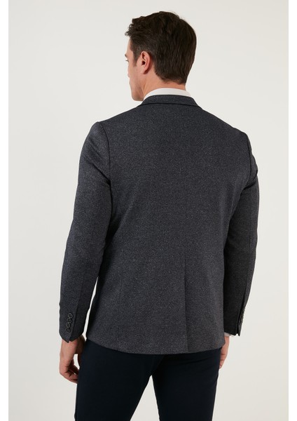 Regular Fit 6 Drop Tek Yırtmaçlı Blazer Ceket Erkek Ceket 216FASERA indirimleri