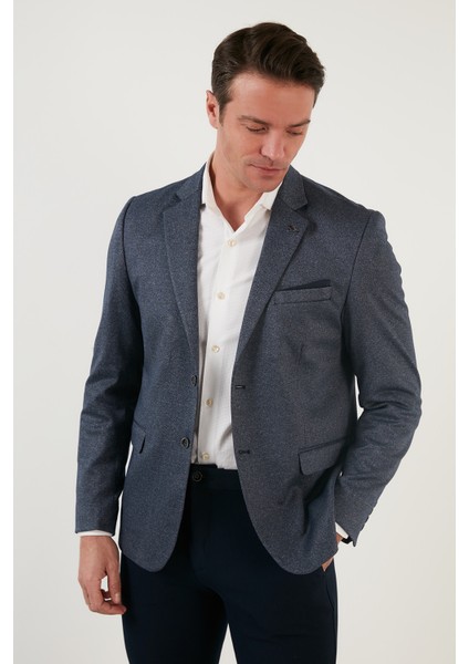 Regular Fit 6 Drop Tek Yırtmaçlı Blazer Ceket Erkek Ceket 216FASERA modelleri