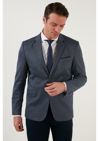 Regular Fit 6 Drop Tek Yırtmaçlı Blazer Ceket Erkek Ceket 216FASERA fırsatları