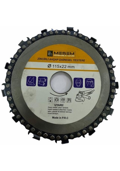 Meşem 929 115 mm Zincirli Ahşap Testeresi(Clz)