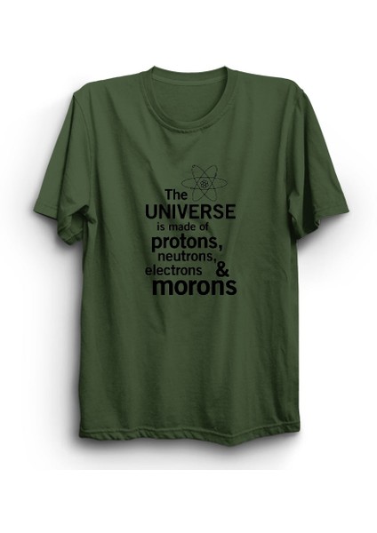 Protons, Neutrons, Electrons And Morons, Bilim, Mizah Tişört modelleri