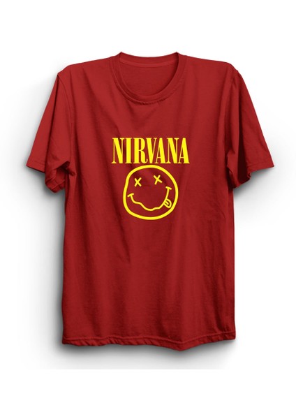 Nirvana, Smile Logo, Rock, Metal Tişört