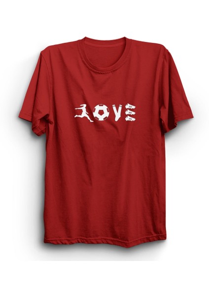 Football, Futbol, Love, Aşk Tişört
