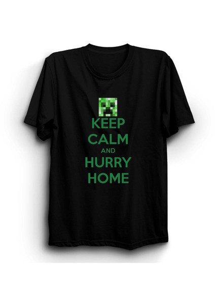 Minecraft, Keep Calm, Oyun, Game Tişört