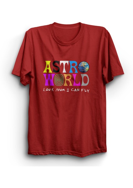 Travis Scott, Astroworld, Look Mom I Can Fly Tişört