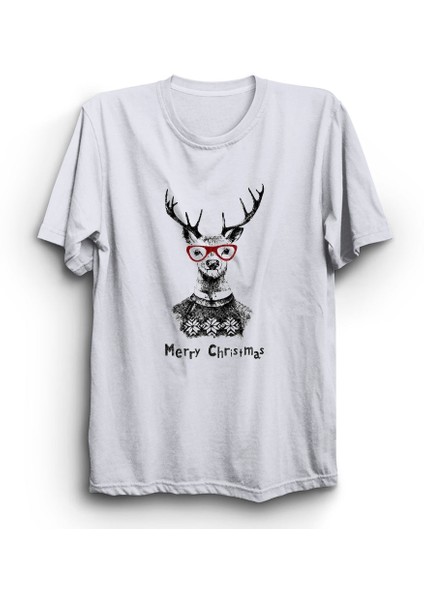Noel, Geyik, Ho Ho Ho, Yeniyıl, Yılbaşı, Merry Christmas Tişört
