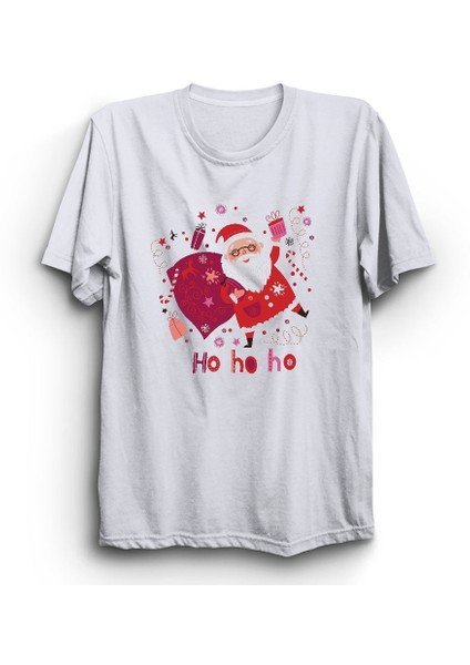 Noel Baba, Ho Ho Ho, Yeniyıl, Yılbaşı, Merry Christmas Tişört