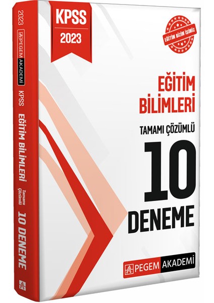 2023 KPSS Eğitim Bilimleri Tamamı Çözümlü 10 Deneme