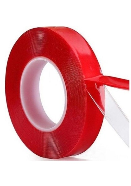 Çift Taraflı Silikonlu Su Geçirmez Şeffaf Bant 2 Metre 10MM x 2 Metre