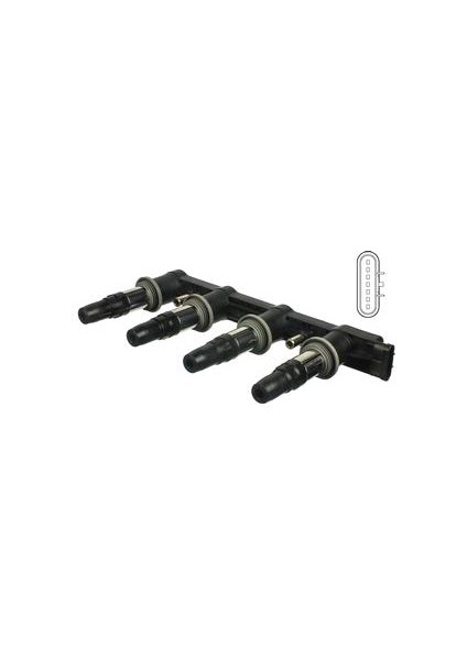 Delphı CE01840-12B1A Ateşleme Bobini Chevrolet Aveo 1.4 06 Cruze 1.4-1.6-1.8 09 Kalos 1.4 05 Lacettı 1.4-1.6 05