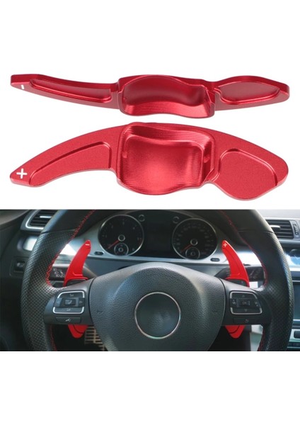Golf 5 F1 Paddle Shifter Kulakçık Kırmızı Renk Büyük Boy