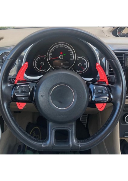 Golf 5 F1 Paddle Shifter Kulakçık Kırmızı Renk Büyük Boy