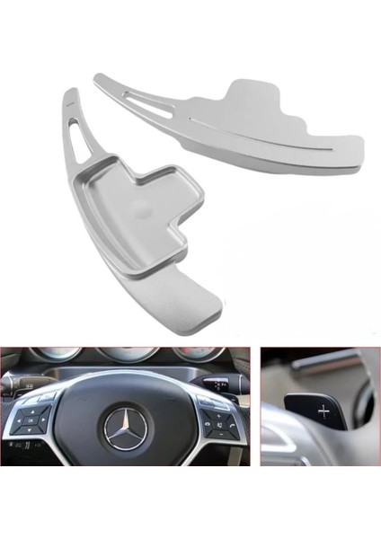 Mercedes E Serisi W212 F1 Gri Kulakçık Direksiyon Paddle Shifter 2010-2016