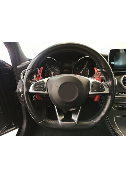 Mercedes SL63 F1 Kulakçık Direksiyon Kırmızı Paddle Shifter 2013-2016 fırsatları