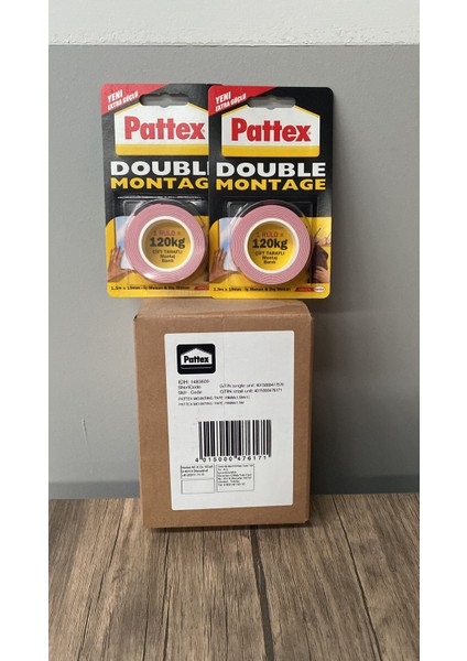Double Montage Çift Taraflı Bant 1,5 M 9'lu Paket