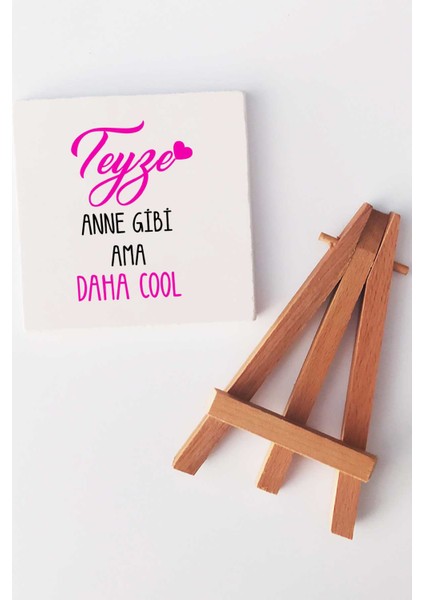 Teyze Anne Gibi Ama Daha Cool Yeşil Kupa Bardak Dekoratif Taş