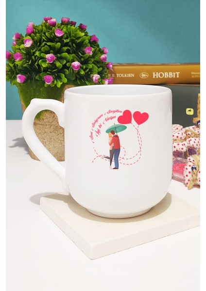 Seni Seviyorum Sevgilim Oval Kupa Bardak Anahtarlık fiyatları