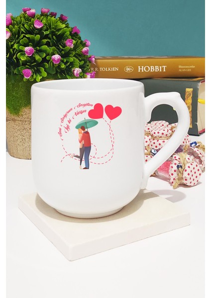 Seni Seviyorum Sevgilim Oval Kupa Bardak Anahtarlık modelleri