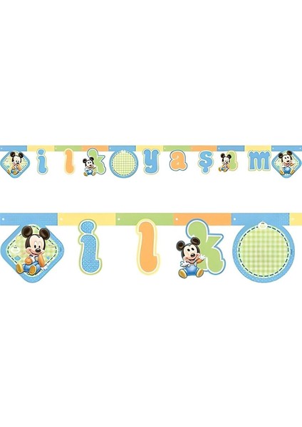 Dısney Baby Mickey Ilk Yaşım Set Banner