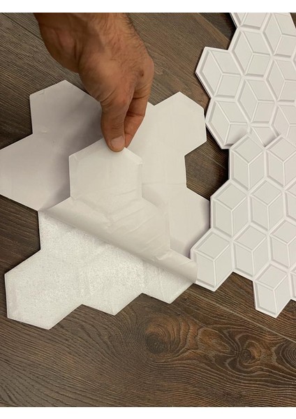 30 x 30 Cm 3D Kendinden Yapışkanlı Duvar Kağıdı Kaplama Su Geçirmez Dekorasyon Mutfak Banyo