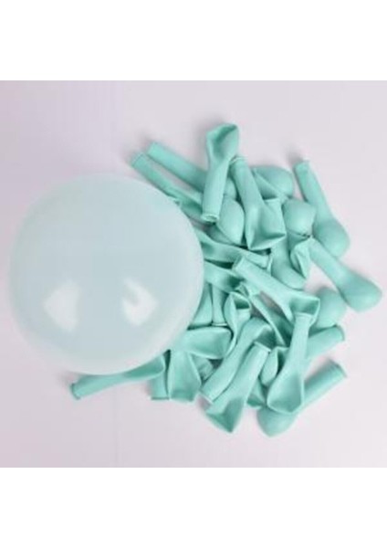 Balon Mini Makaron Yeşil 6 Inç 50 Adet