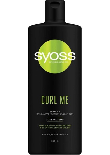 Curl Me Bukle Belirginleştirici Şampuan 500 ml 3'lü