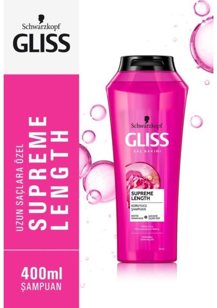 Supreme Length Uzun Saçlara Özel Şampuan 400 Ml+Sıvı Saç Kremi 200 Ml+Oil Elixir Yağ Iksiri 7 fiyatları