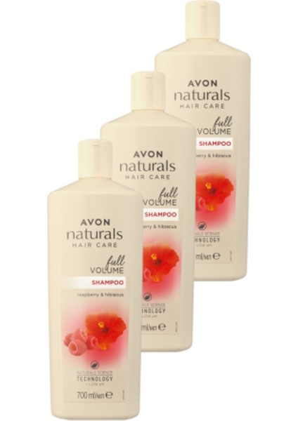 Naturals Frambuaz ve Hibiskus Kokulu Şampuan 700ML 3'lü Paket fiyatları
