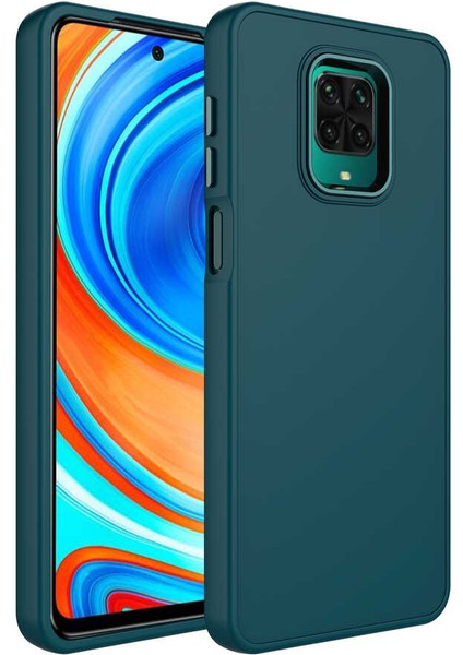 Xiaomi Redmi Note 9s Kılıf Luna Metal Çerçeve Buton Silikon