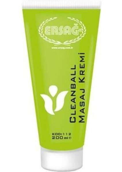 Cleanball Masaj Kremi 200 ml & Propolisli Normal-Yağlı Saçlar Şampuan 1000 ml