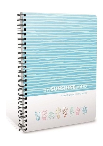 Sunshine Spiralli Karton Kapak Defter