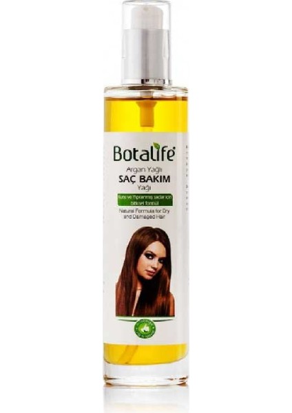 Saf Argan Yağlı Saç Bakım Yağı 100 ml