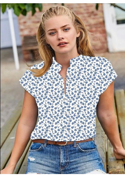 Moskrep Kumaş Hakim Yaka Kısa Kollu Gömlek 60CM (7/10)