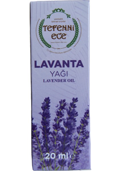 Tefenni Ece Aromatik Bitkisel Ürünleri Lavanta Yağı 20 ml Uçucu Yağ