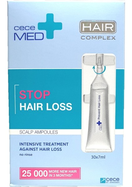 Stop Hair Loss Ampül 30 X7 ml