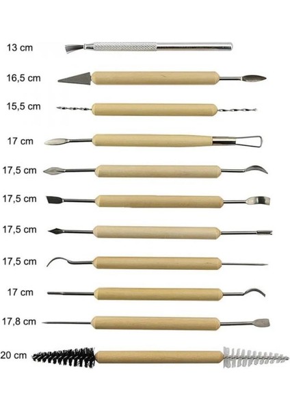 Art Design Seramik Modelaj Seti 11 Parça