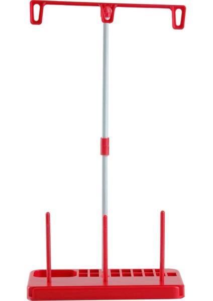 Ev Tipi Dikiş Makine Çardağı 3 Iplikli Kırmızı