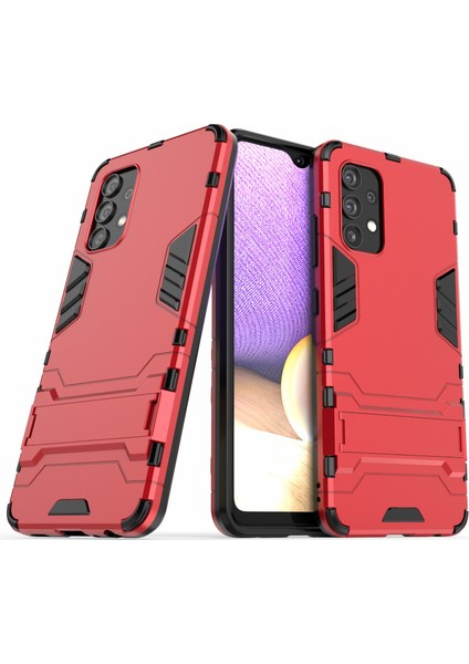 Samsung Galaxy A32 4g Için 1 Pc + Tpu Hibrit Kapak Koruyucu Kickstand Tasarım 2 Eu Versiyonu (Yurt Dışından) fiyatları