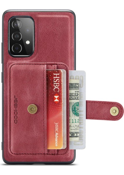 Samsung Galaxy A32 4g Için Jeehood Eu Versiyonu 2-1 Arada Tasarım Deri Kaplı Tpu Kapak Cüzdanı Rfıd Engelleme Önleyici Telefon Kasası (Yurt Dışından) indirimleri