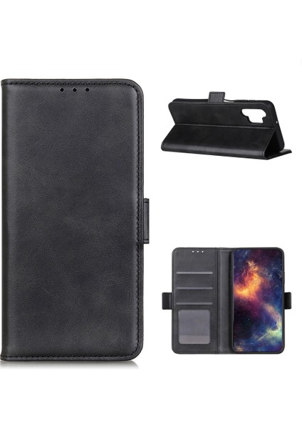 Samsung Galaxy A32 4g Eu Versiyonu Manyetik Toka Tasarım Folyo Flip Cüzdan Deri Standı Çantası Için (Yurt Dışından)